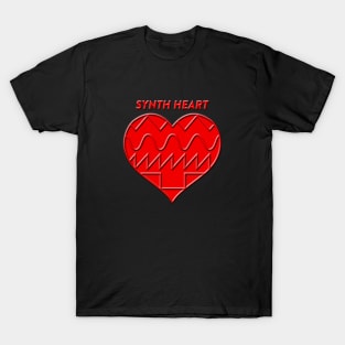 SYNTH HEART (red) #6 T-Shirt